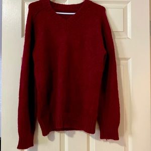 Burgundy sweater